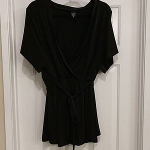Torrid Faux wrap blouse